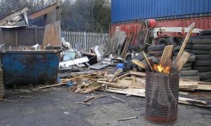 Illegal waste site in Slough, run by Amrik Johal