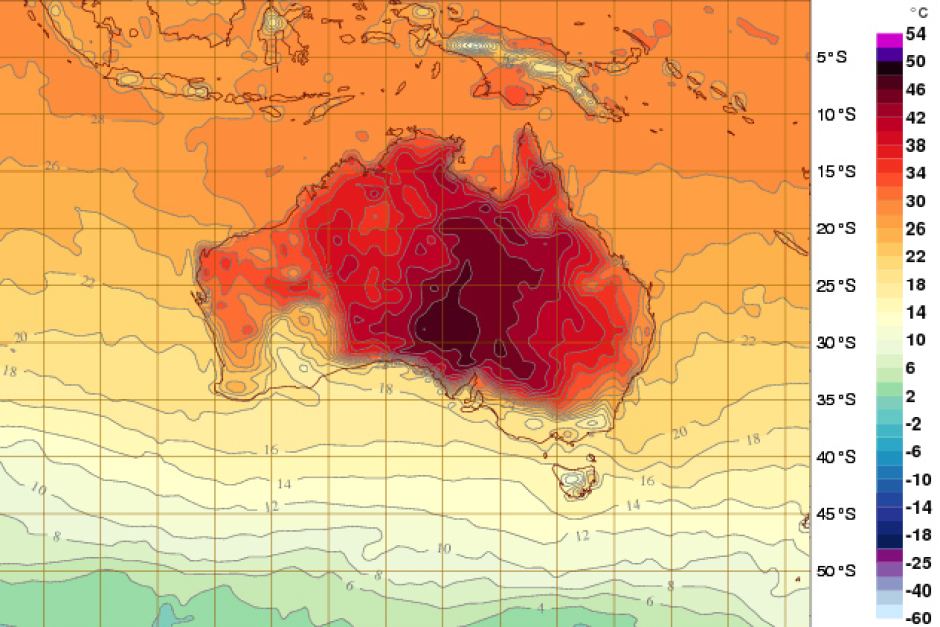 Максимальная и минимальная температура австралии. Среднегодовая температура в Австралии. Карта средних температур Австралии. Осадки в Австралии за год. Климат Австралии температура.